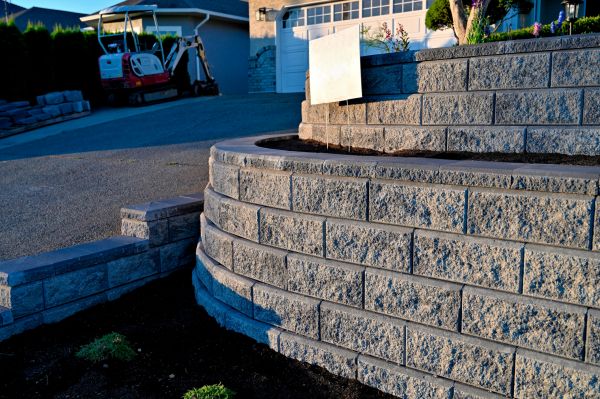 Stone Retaining Wall Repair in Wentzville