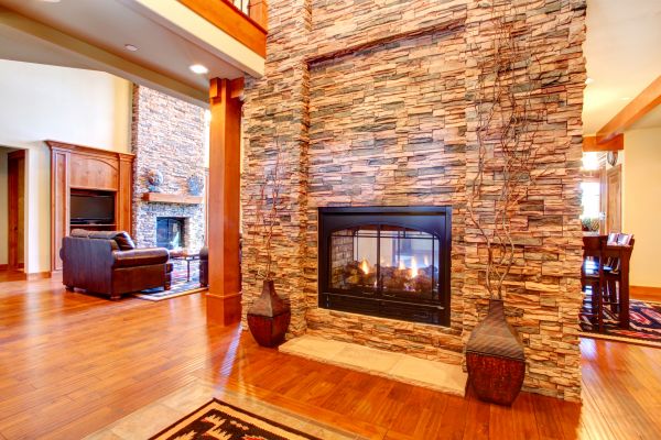 Stone Hearth Installation in Wentzville