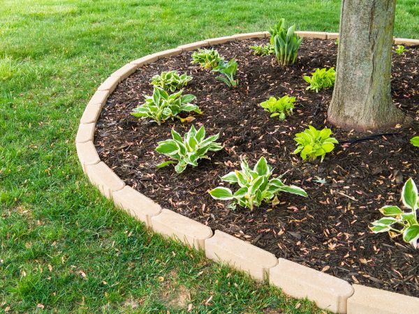 Stone Border Installation in Wentzville